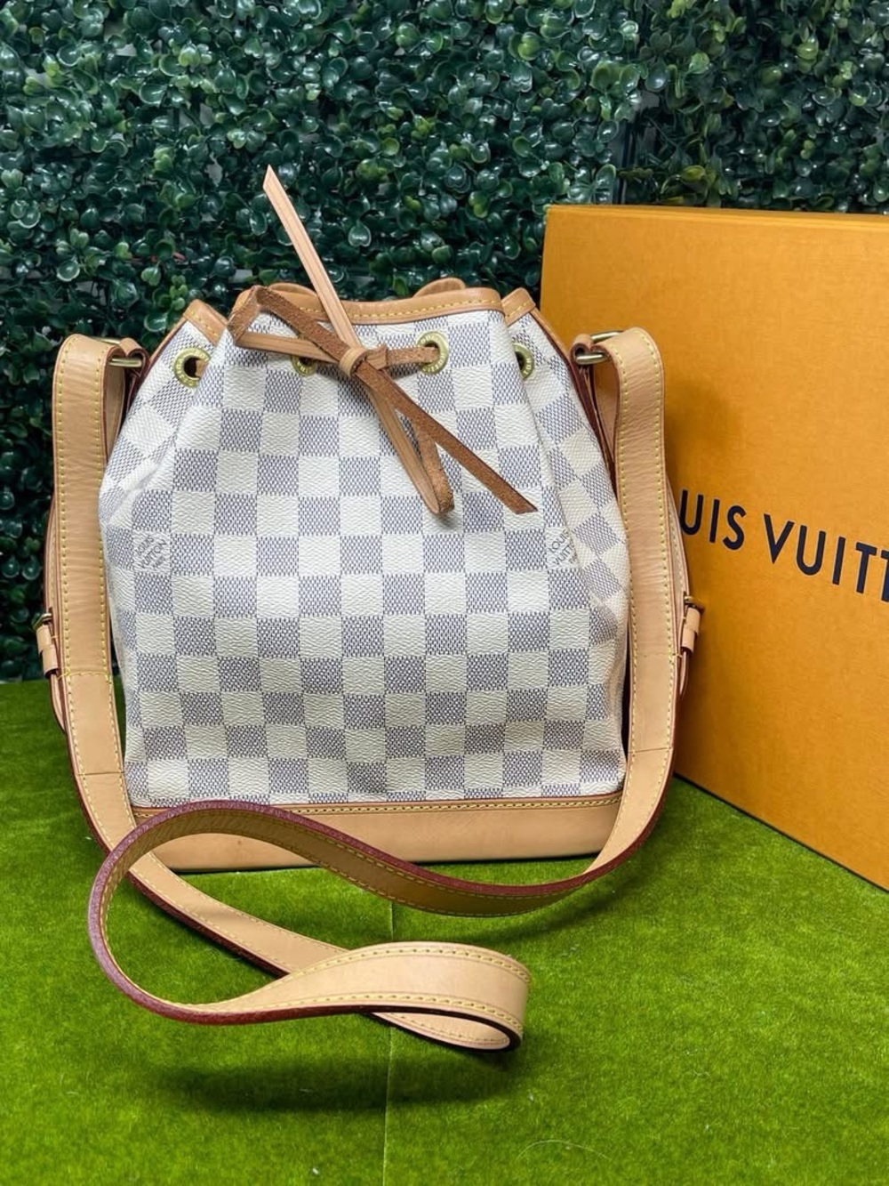 Authentic LV Damier Azur Noe BB